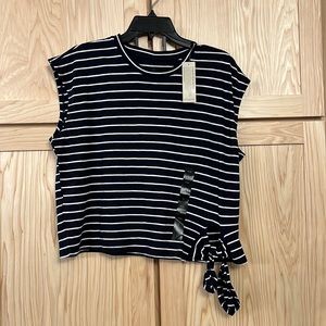 NWT Banana Republic Striped Top size Large Petite
